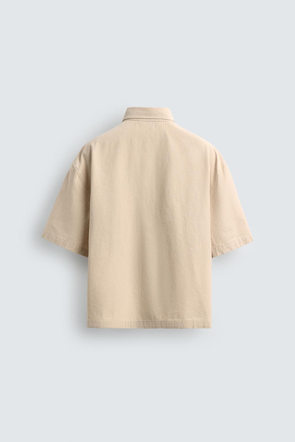 КУРТКА-РУБАШКА BOXY-FIT С НАШИВКАМИ