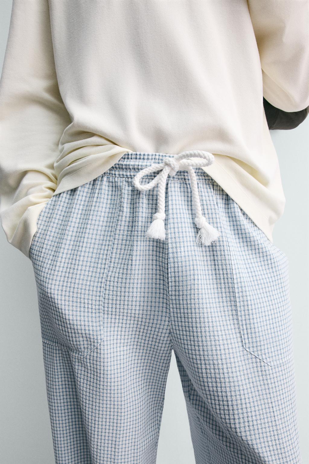 БРЮКИ RELAXED FIT В КЛЕТКУ