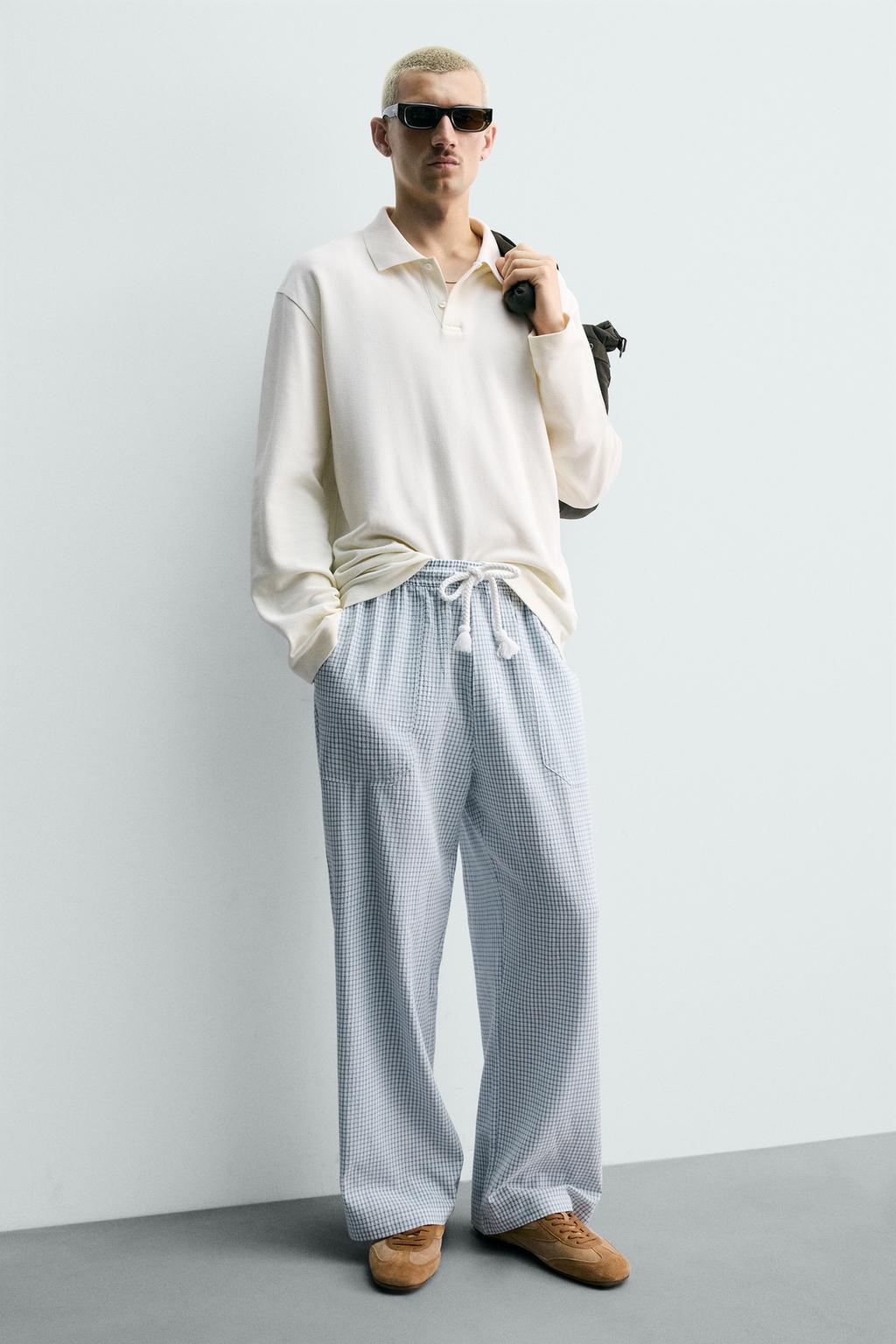 БРЮКИ RELAXED FIT В КЛЕТКУ