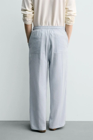 Брюки Relaxed Fit в клетку