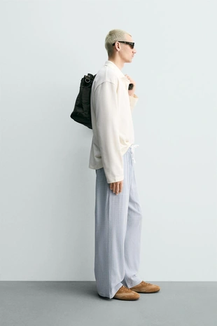 Брюки Relaxed Fit в клетку