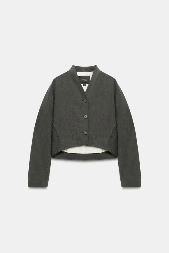 КОРОТКАЯ КУРТКА — коллекция Zara «ZW»