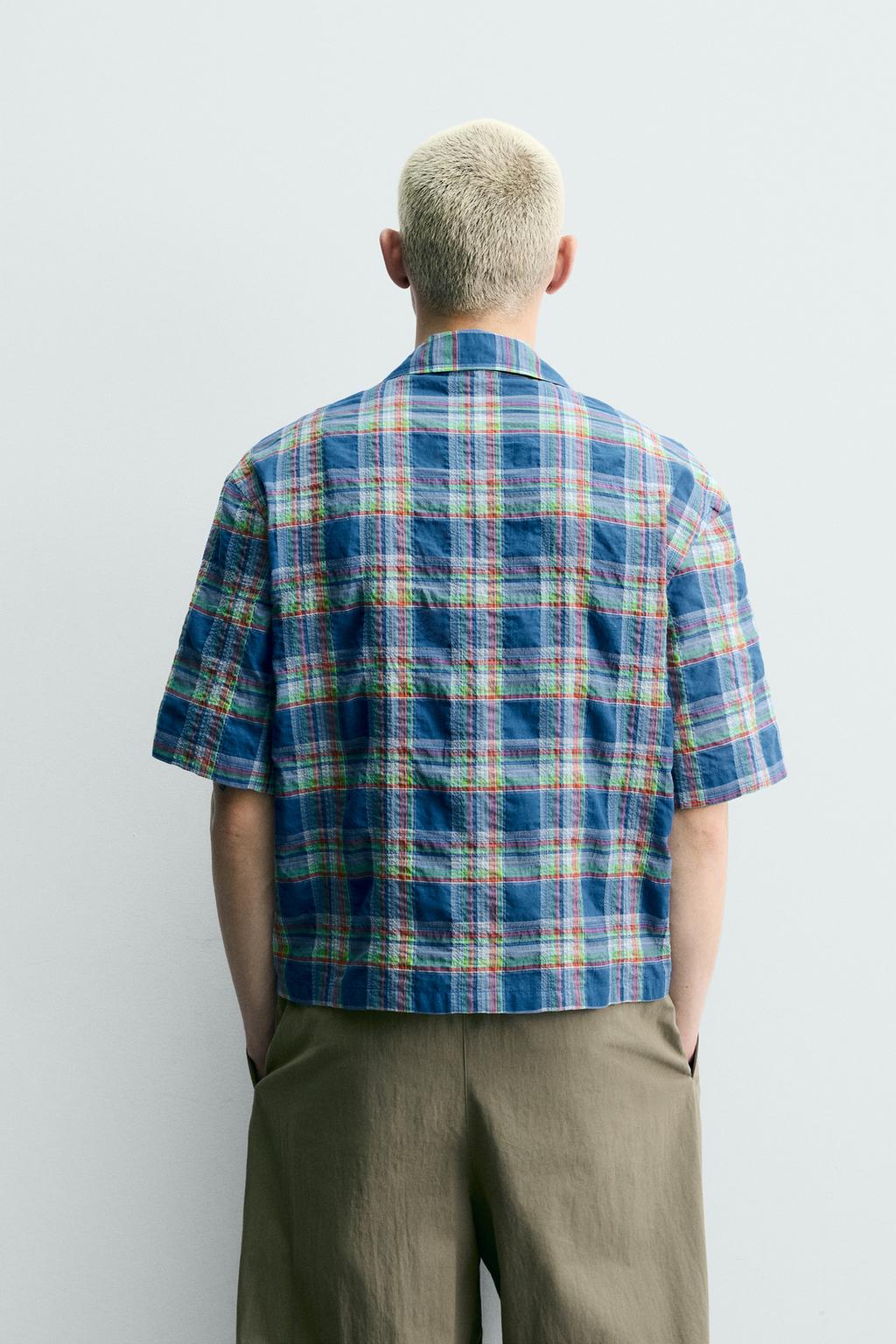 РУБАШКА RELAXED FIT В КЛЕТКУ