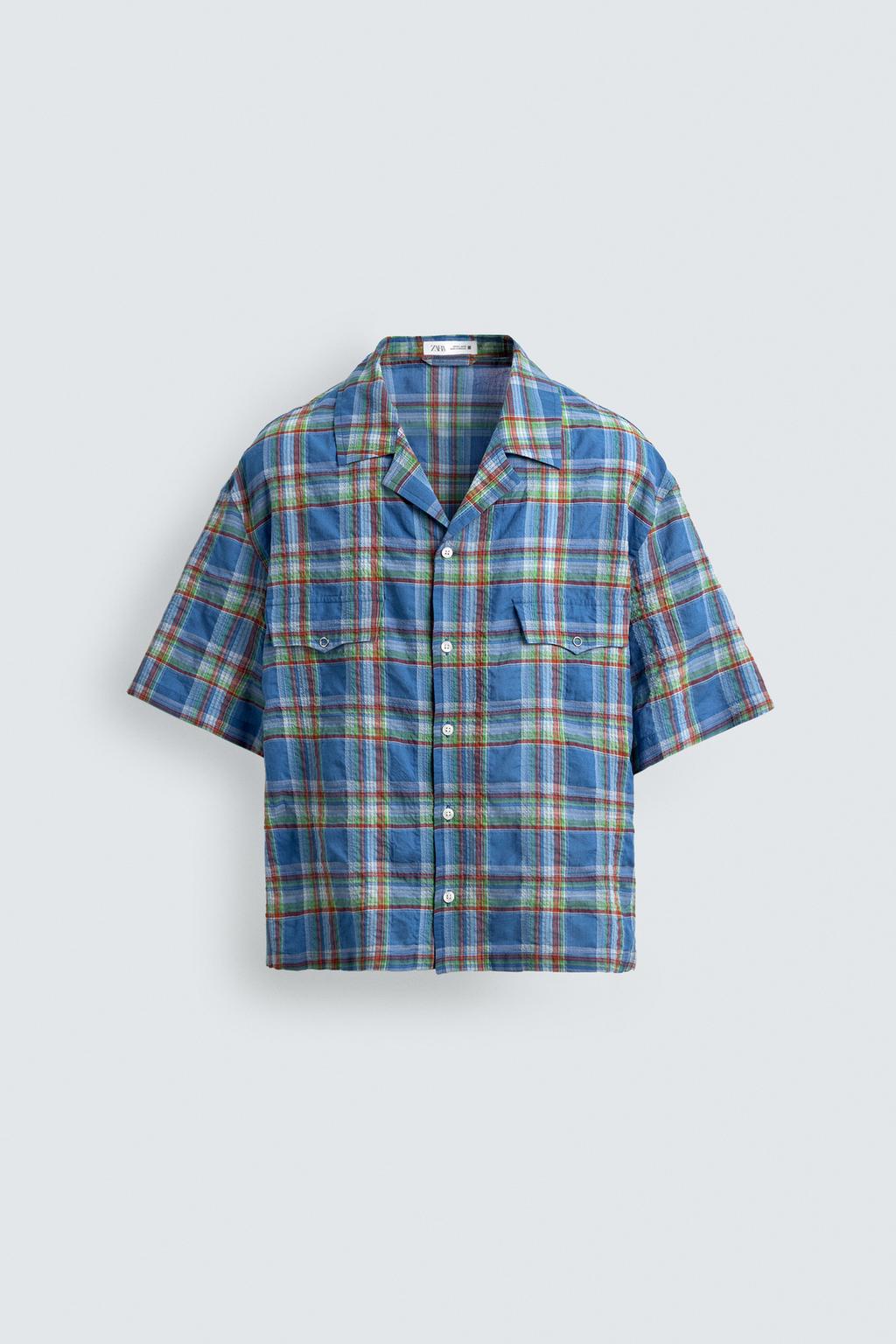 РУБАШКА RELAXED FIT В КЛЕТКУ