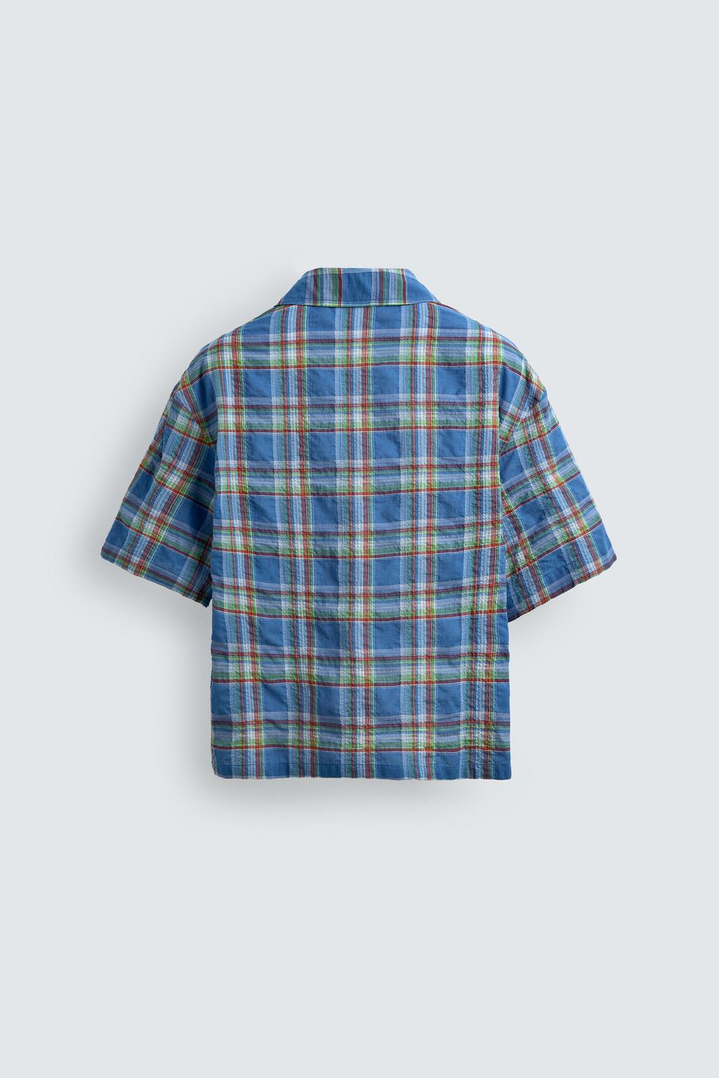 РУБАШКА RELAXED FIT В КЛЕТКУ