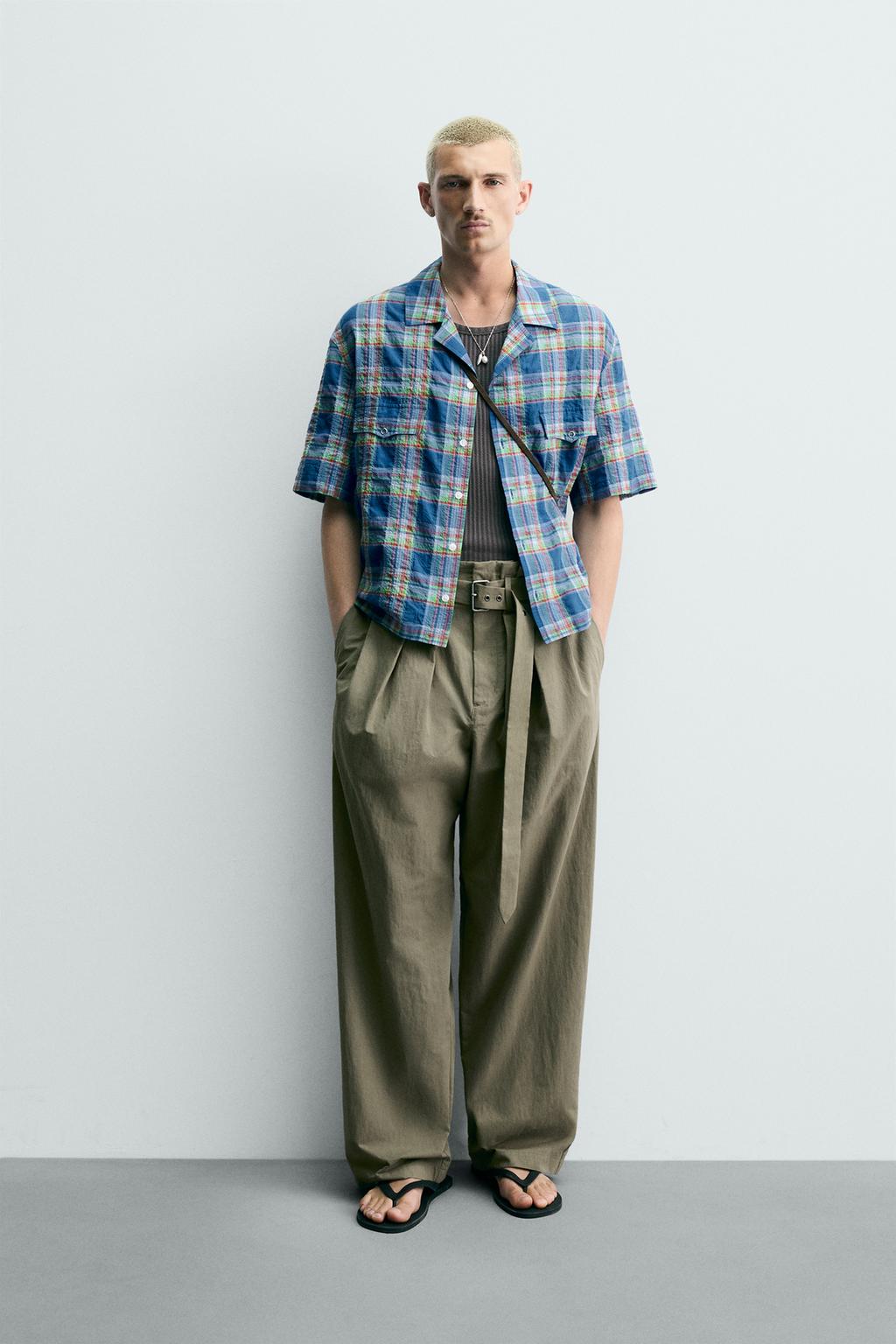 РУБАШКА RELAXED FIT В КЛЕТКУ