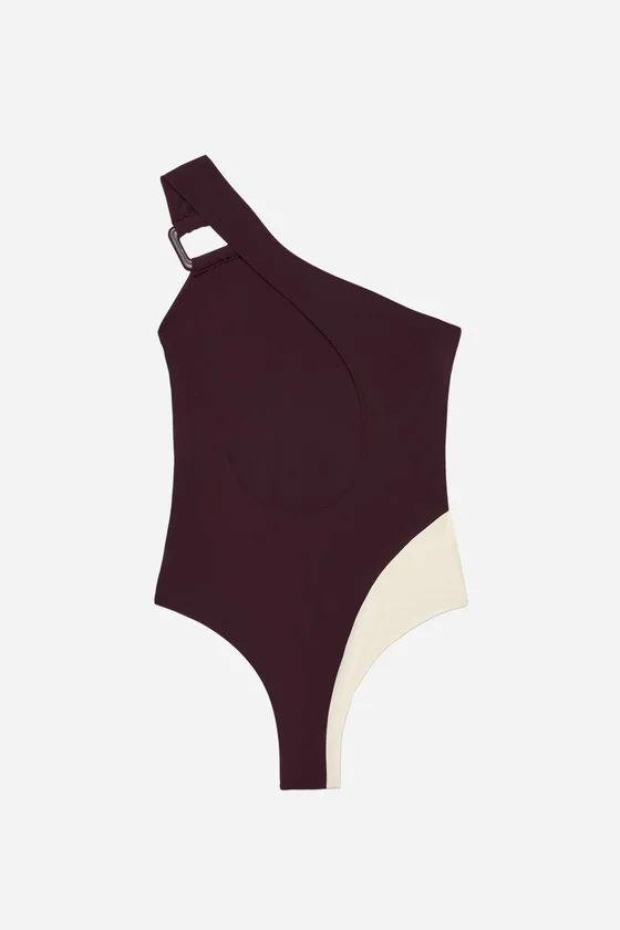 АСИММЕТРИЧНЫЙ КУПАЛЬНИК С КОЛЬЦОМ – THE ITEM ZARA WOMAN