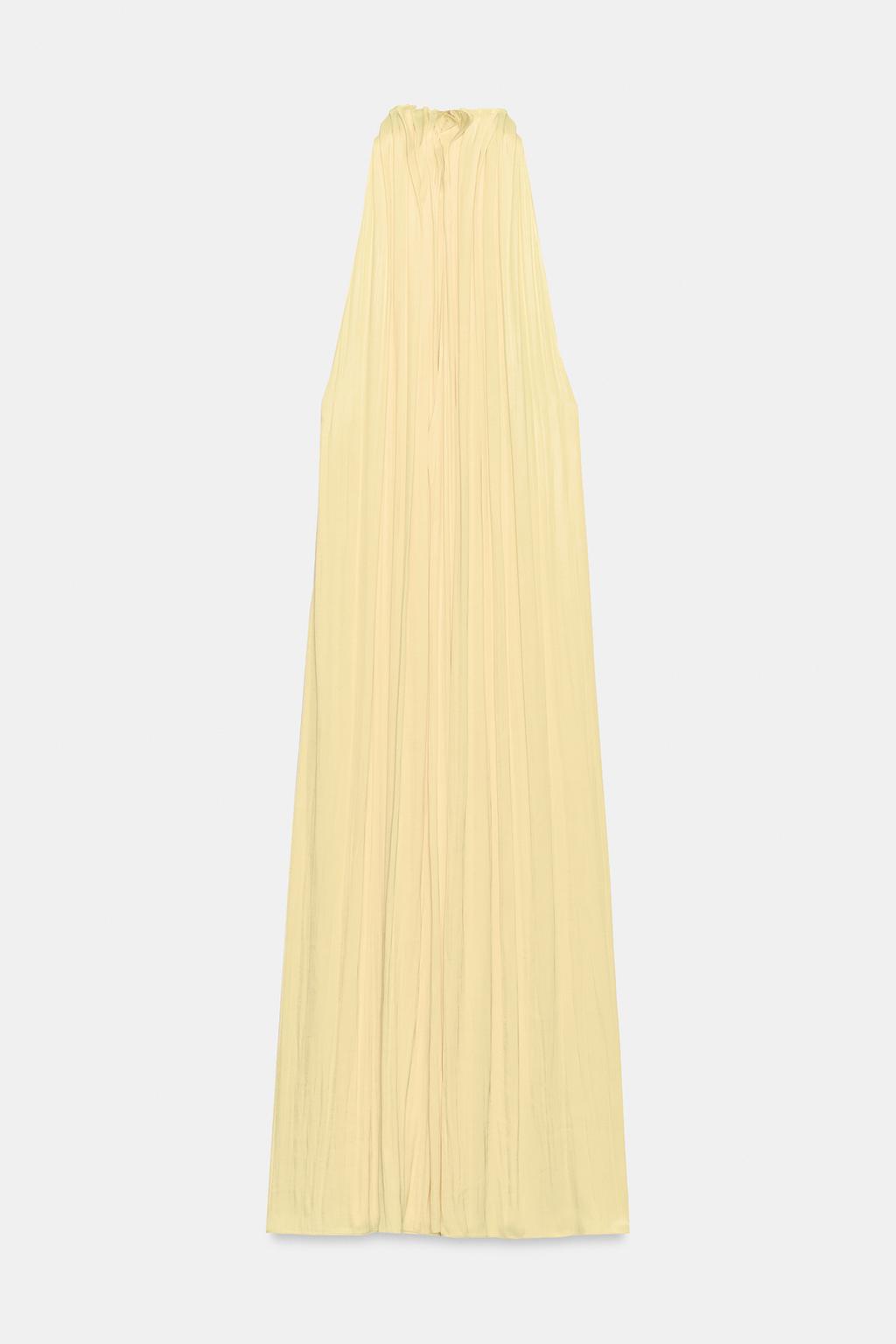 АТЛАСНОЕ ПЛАТЬЕ ХАЛТЕР — ZW COLLECTION