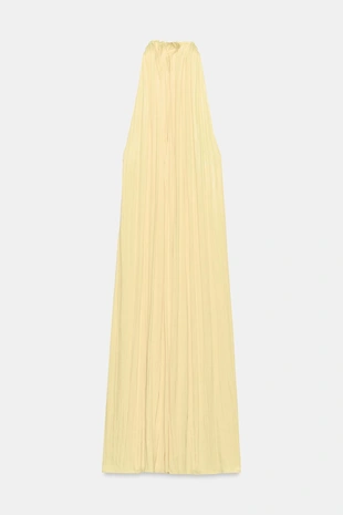 Купить Zara Атласное платье халтер — коллекция ZARA «ZW»