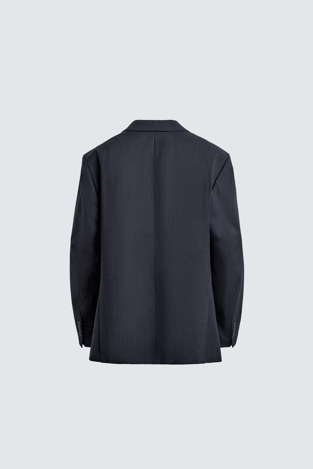 КЛЕТЧАТЫЙ КОСТЮМНЫЙ БЛЕЙЗЕР REGULAR FIT