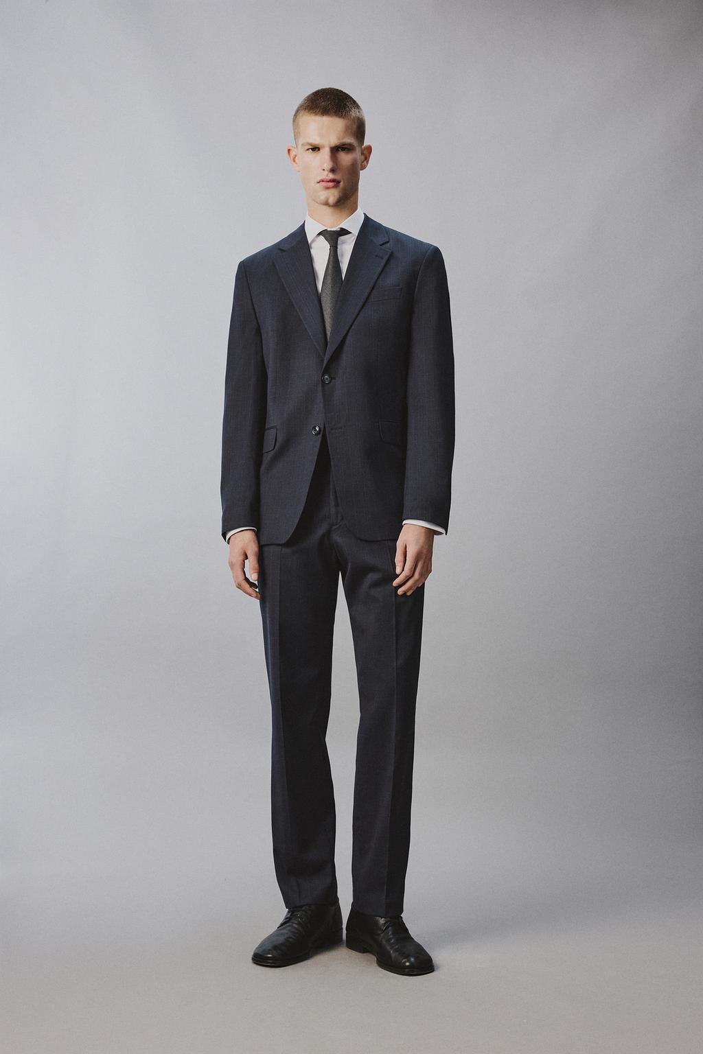 КЛЕТЧАТЫЙ КОСТЮМНЫЙ БЛЕЙЗЕР REGULAR FIT