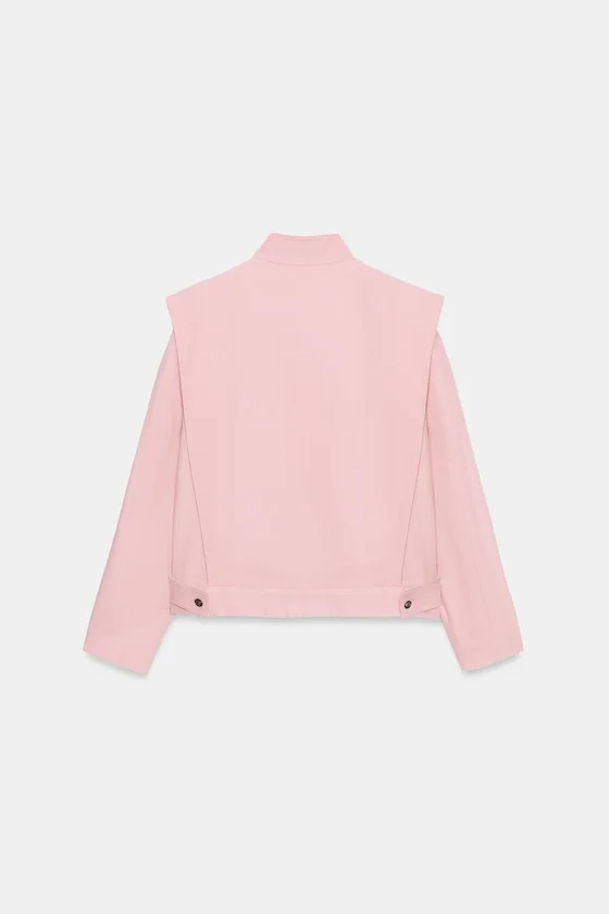 ДВУБОРТНАЯ КУРТКА С ПУГОВИЦАМИ — коллекция Zara «ZW»