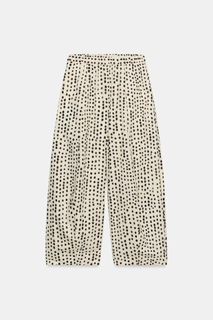 Брюки в пижамном стиле в горошек — Zw Collection- Заказать в России