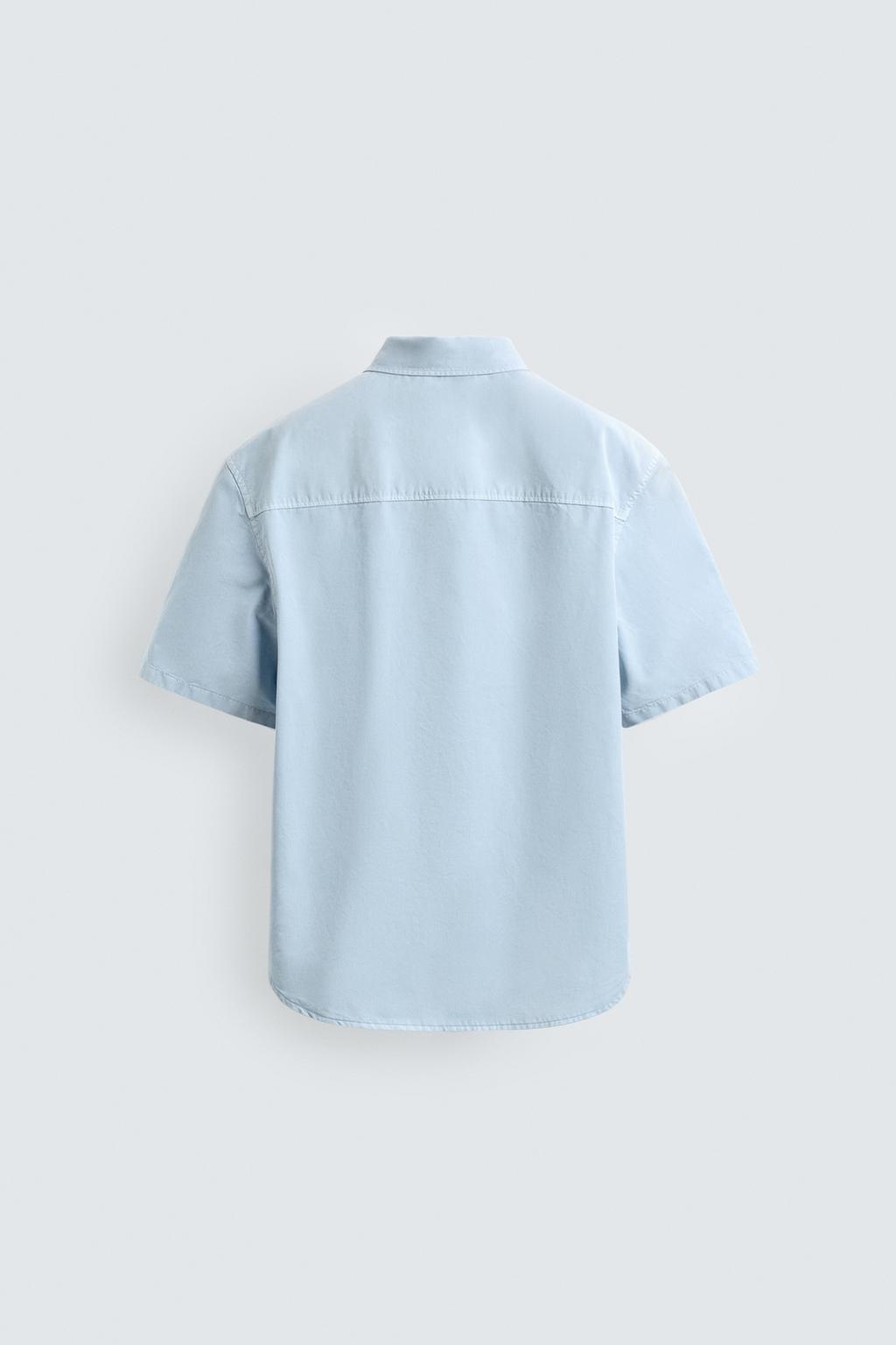 РУБАШКА RELAXED FIT С ЭФФЕКТОМ СПРЕЯ