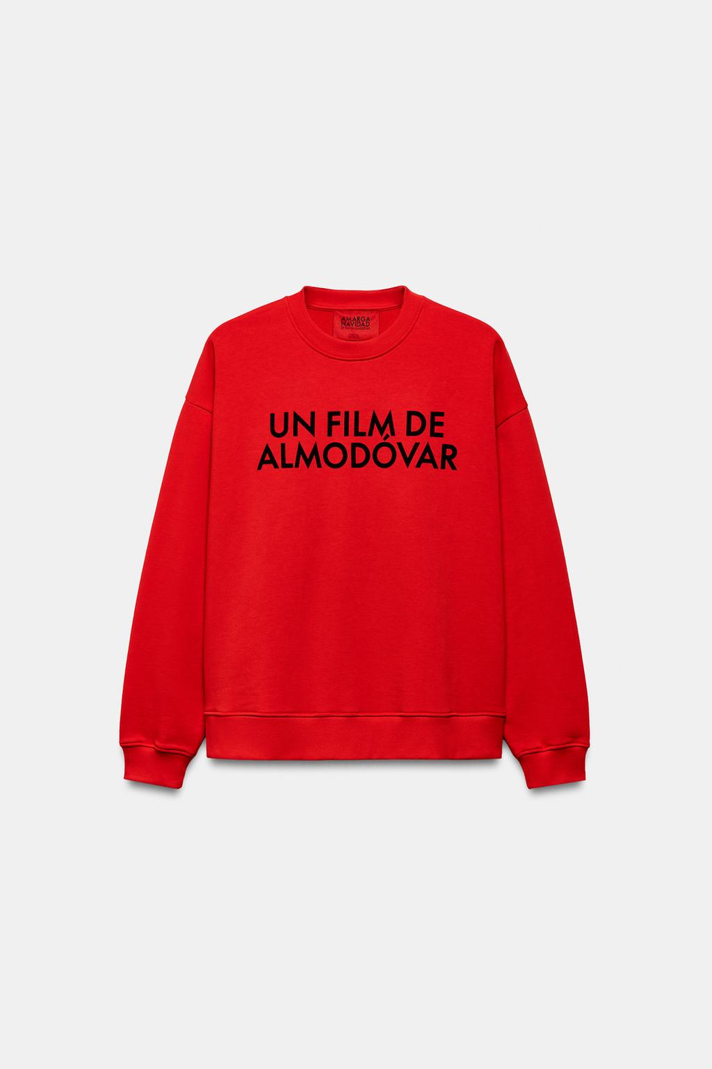 Свитшот almodóvar с лозунгом