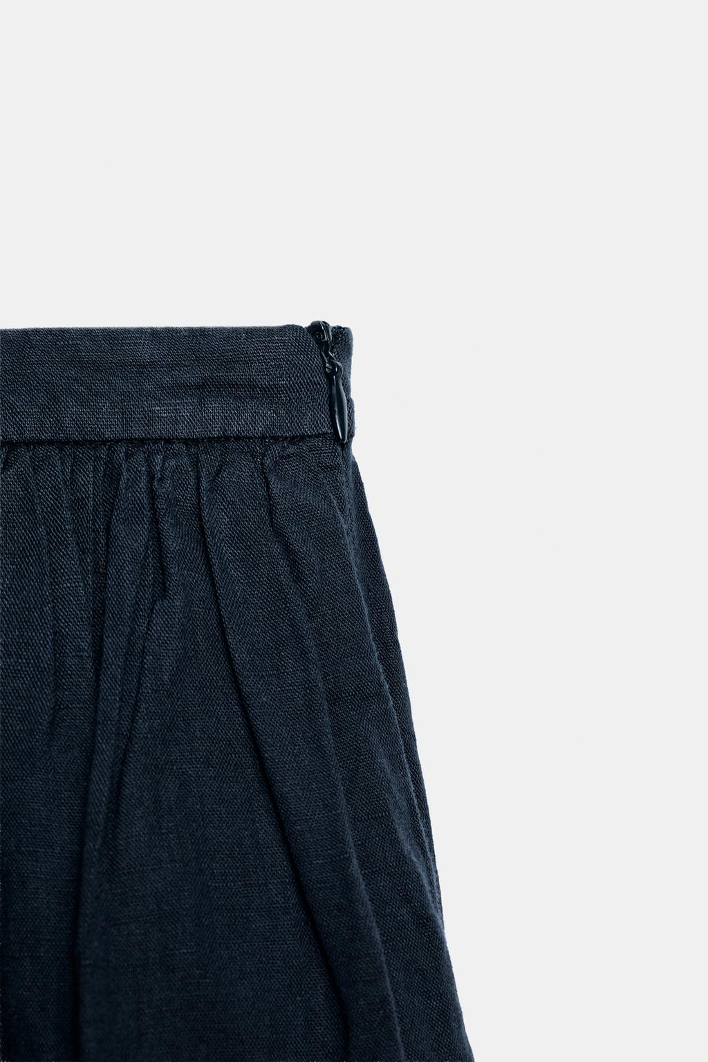 ЮБКА МИДИ ИЗ ЛЬНА — ZW COLLECTION