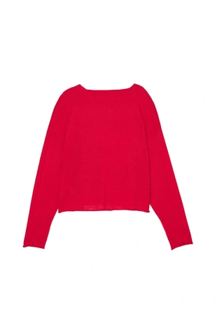 Свитер Cropped Fit изо льна и шерсти- Заказать в России