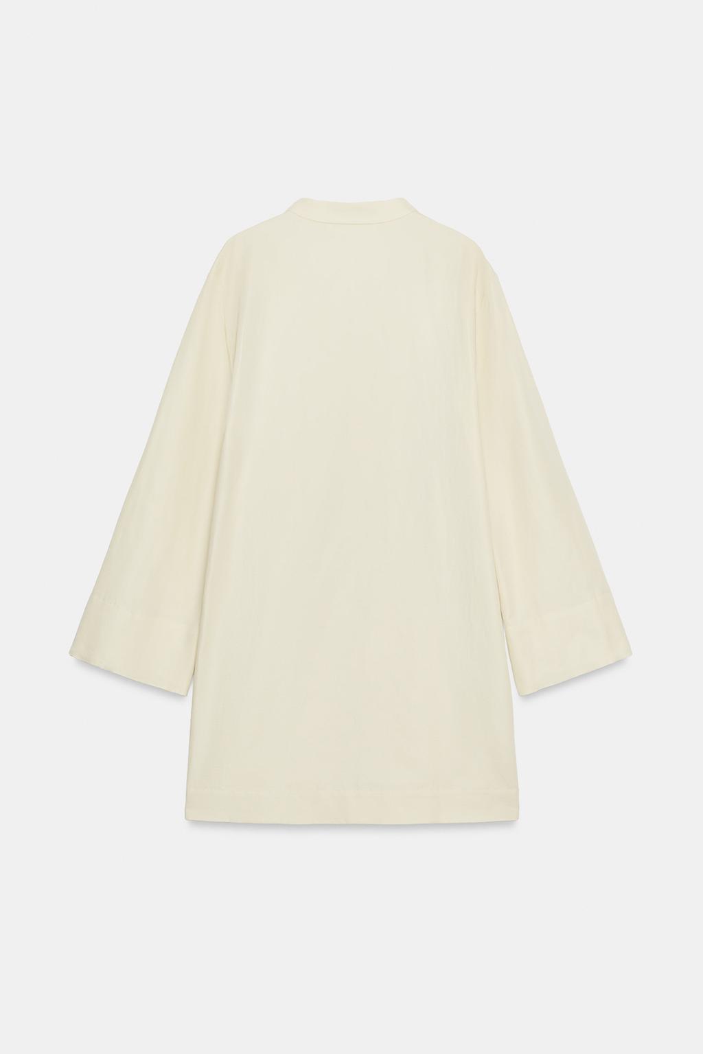 КОРОТКОЕ ПЛАТЬЕ С ЗАСТЕЖКАМИ-КЛЫКАМИ — коллекция Zara «ZW»