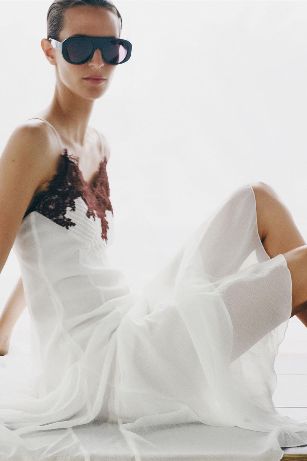 КРУЖЕВНОЕ ПЛАТЬЕ — коллекция Zara «ZW»