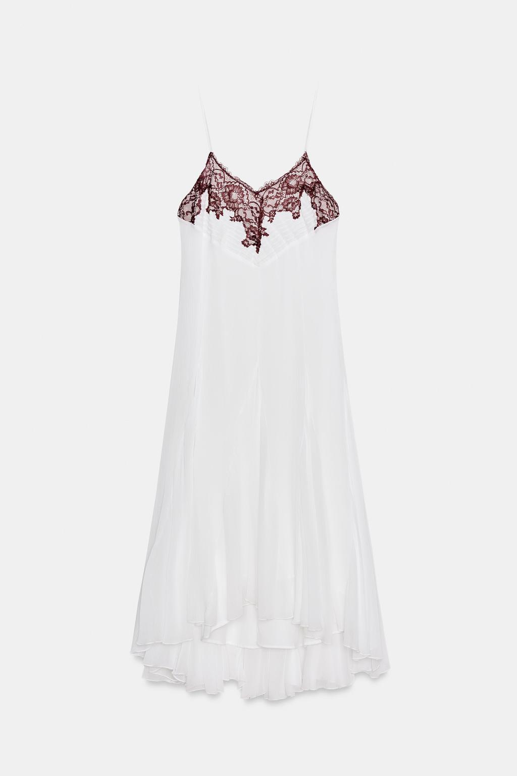 КРУЖЕВНОЕ ПЛАТЬЕ — коллекция Zara «ZW»