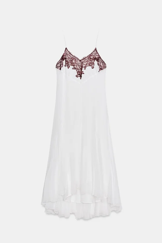 КРУЖЕВНОЕ ПЛАТЬЕ — коллекция Zara «ZW»