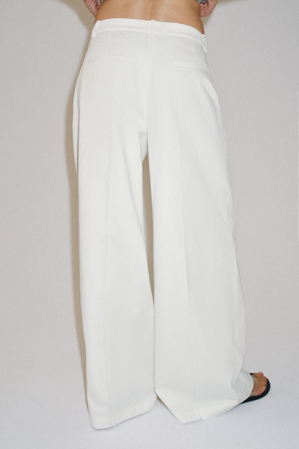 БРЮКИ  С ЗАЩИПАМИ — коллекция Zara «ZW»