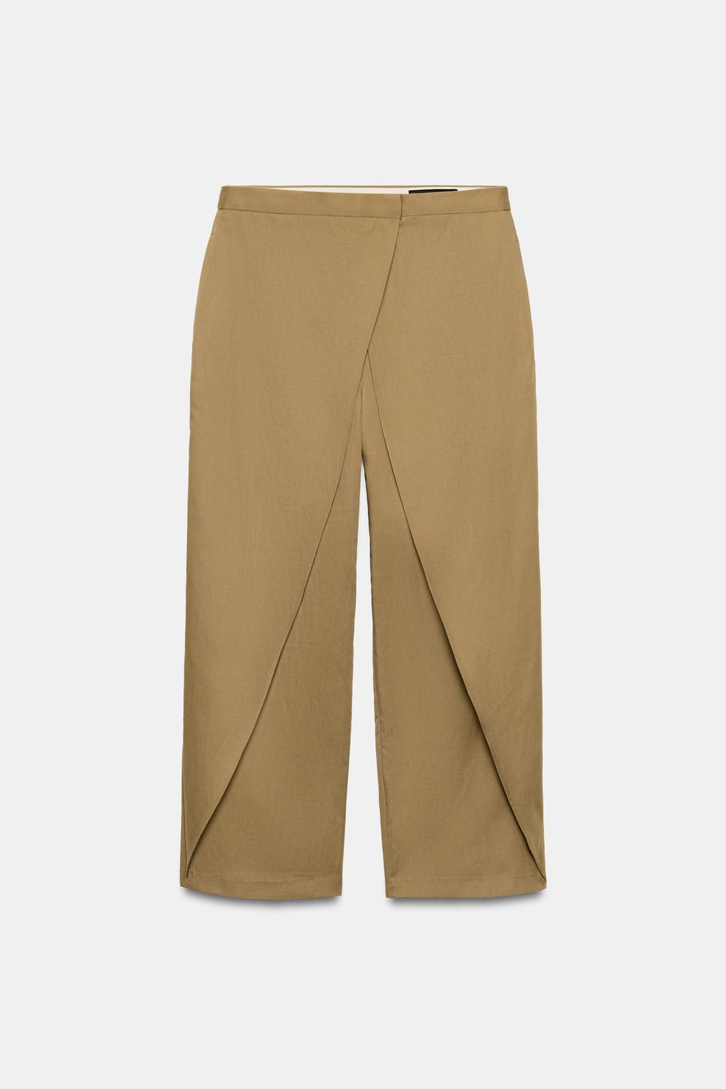 БРЮКИ С ЗАЩИПАМИ СПЕРЕДИ — коллекция Zara «ZW»