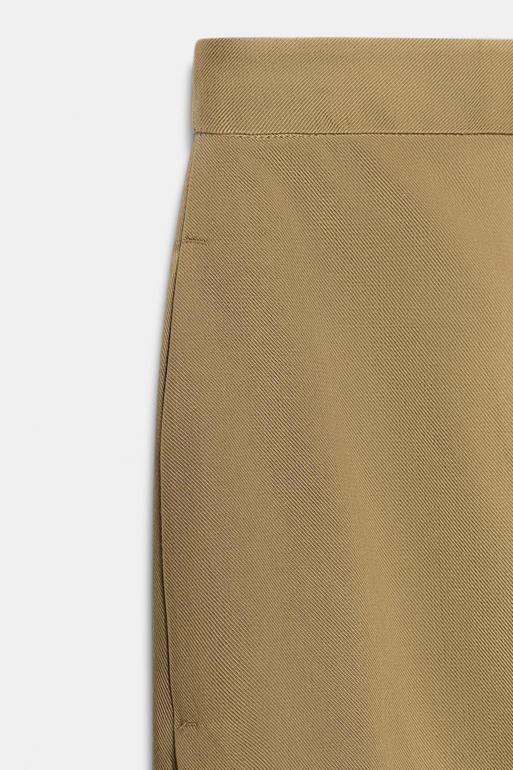 БРЮКИ С ЗАЩИПАМИ СПЕРЕДИ — коллекция Zara «ZW»