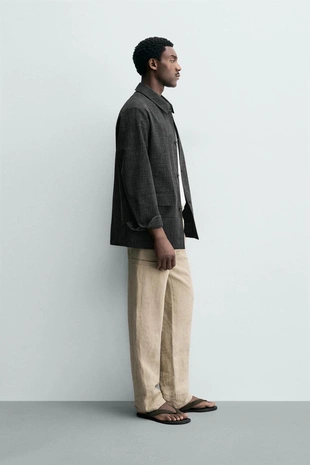 Блейзер Relaxed Fit из рельефного трикотажа- Заказать в России