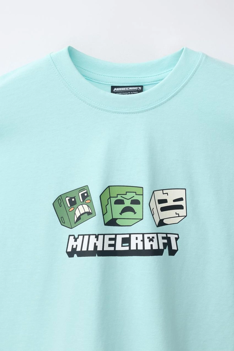 Пижама для детей 6-14 лет с принтом minecraft © mojang ab