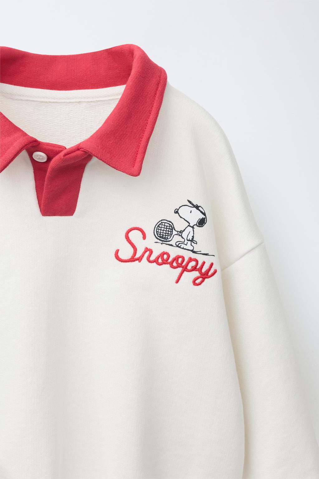 ТОЛСТОВКА-ПОЛО С ВЫШИВКОЙ SNOOPY PEANUTS™
