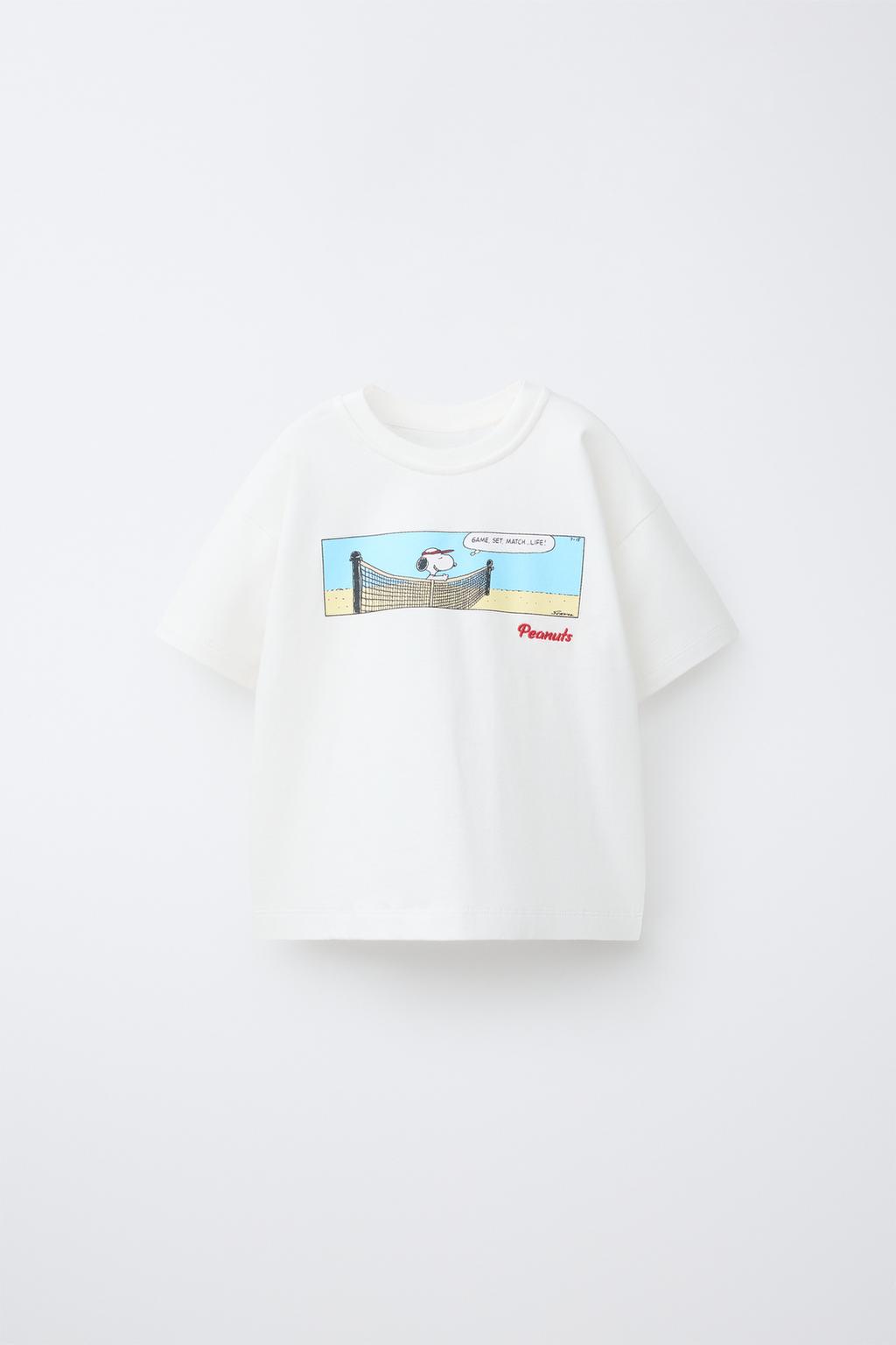 ФУТБОЛКА С ПРИНТОМ И ВЫШИВКОЙ SNOOPY PEANUTS™