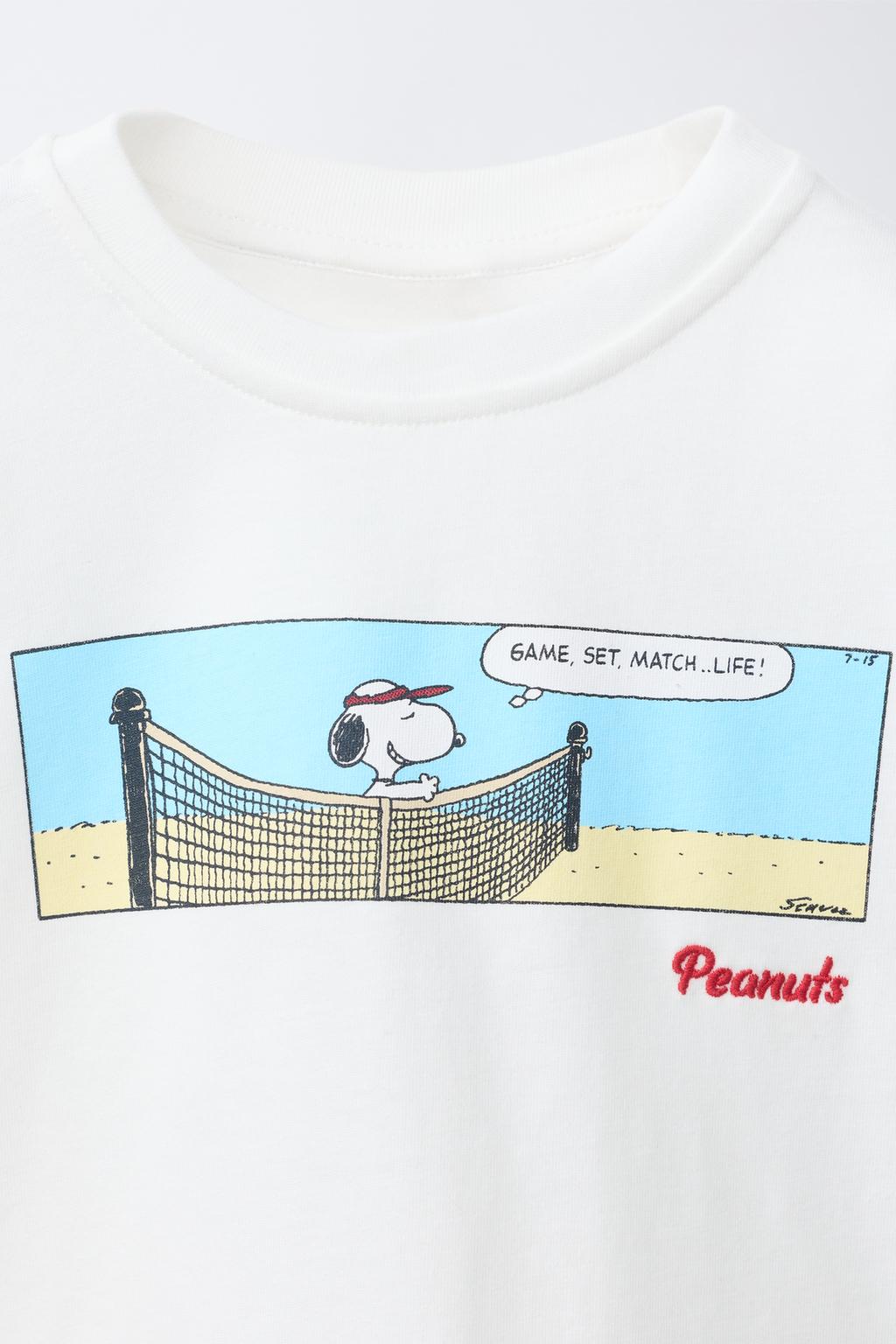 ФУТБОЛКА С ПРИНТОМ И ВЫШИВКОЙ SNOOPY PEANUTS™