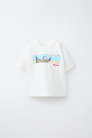 Футболка с принтом и вышивкой Snoopy Peanuts™- Заказать в России