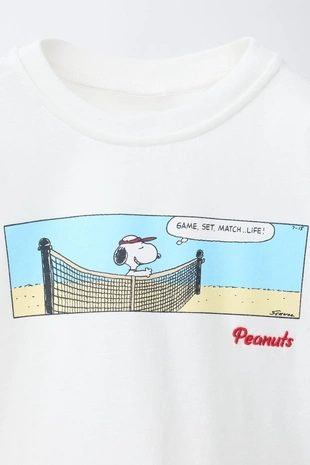 Футболка с принтом и вышивкой Snoopy Peanuts™- Заказать в России