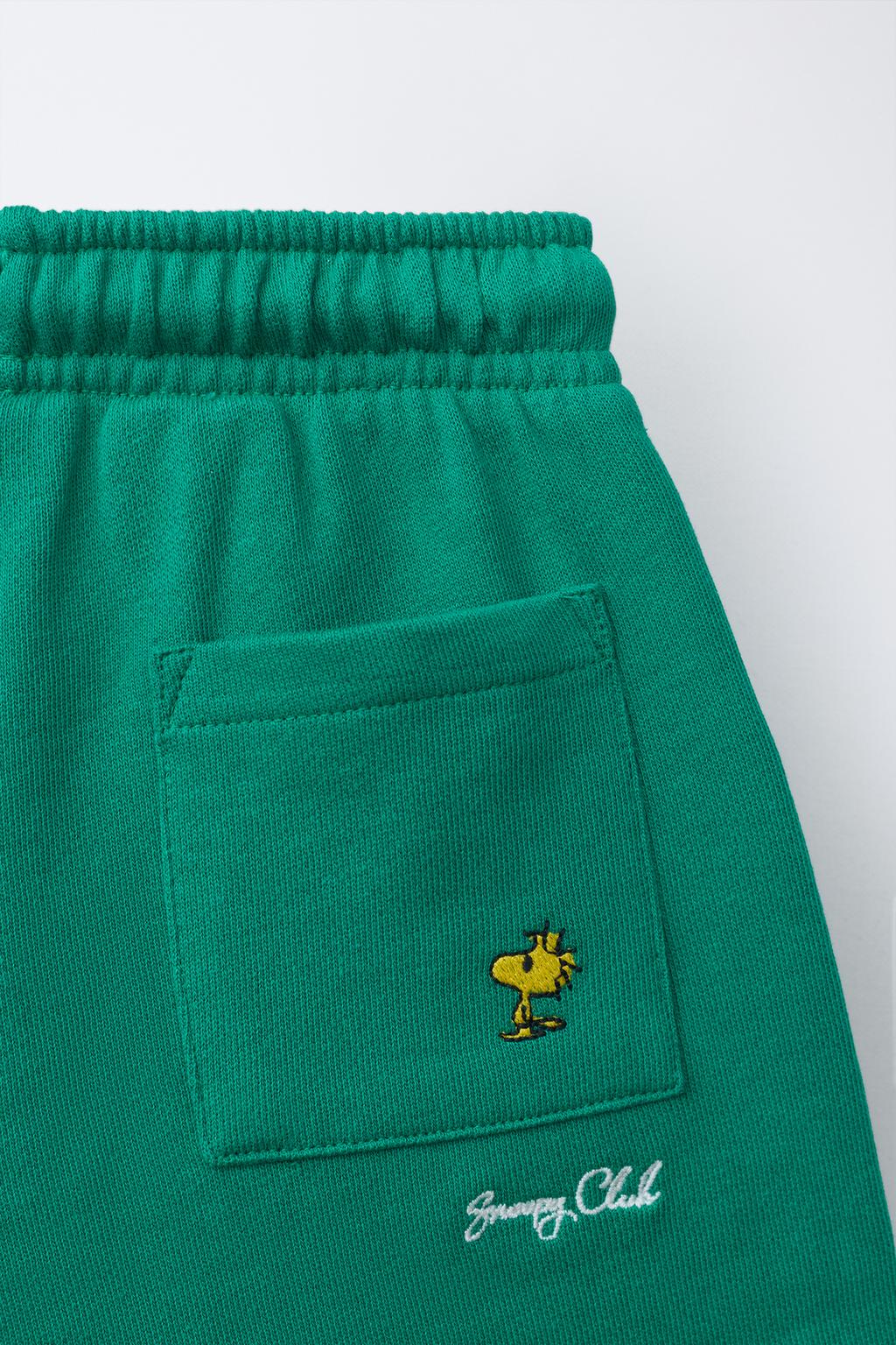 ШОРТЫ ИЗ МЯГКОЙ ТКАНИ С ВЫШИВКОЙ SNOOPY PEANUTS™