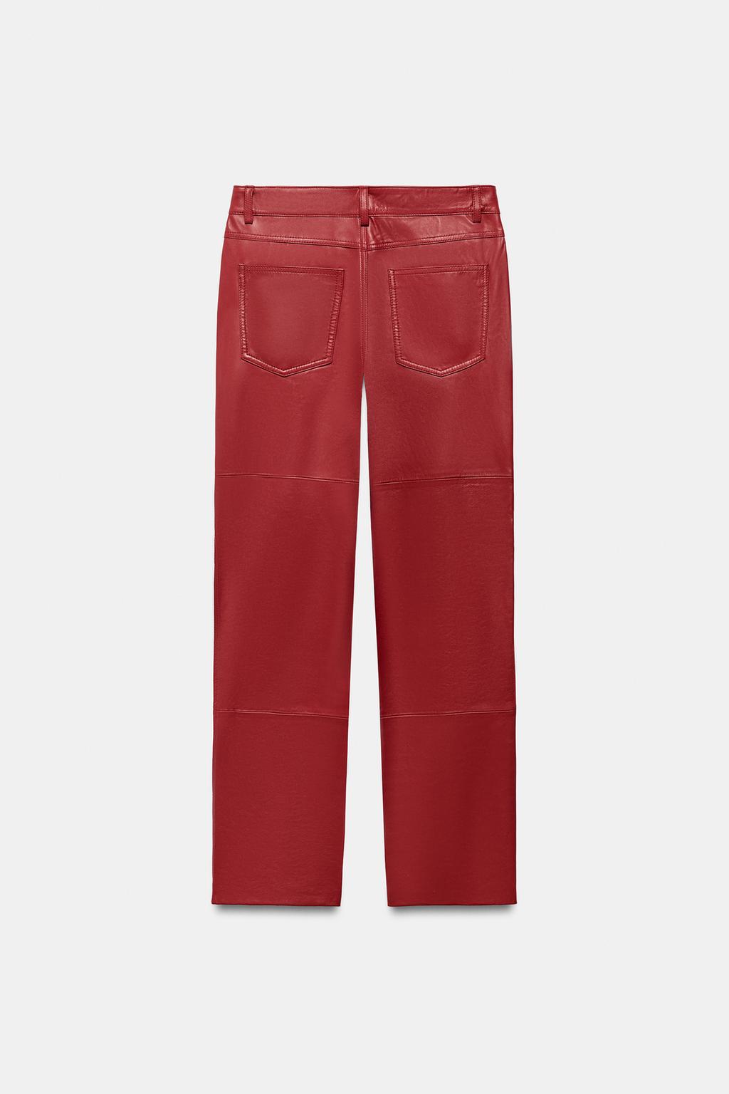Коллекция zw limited edition 100% кожаные брюки