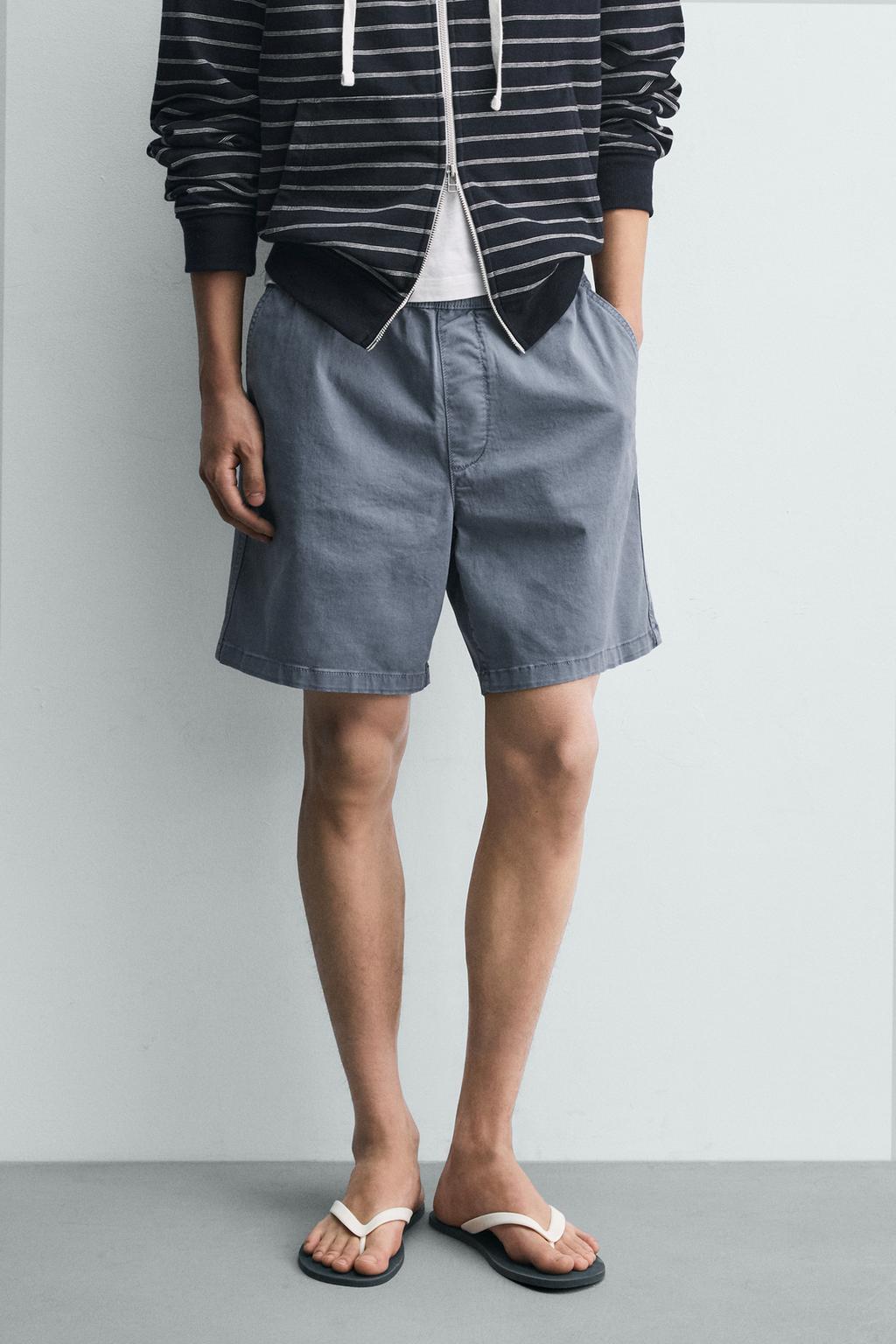 ШОРТЫ ИЗ ТВИЛА RELAXED FIT