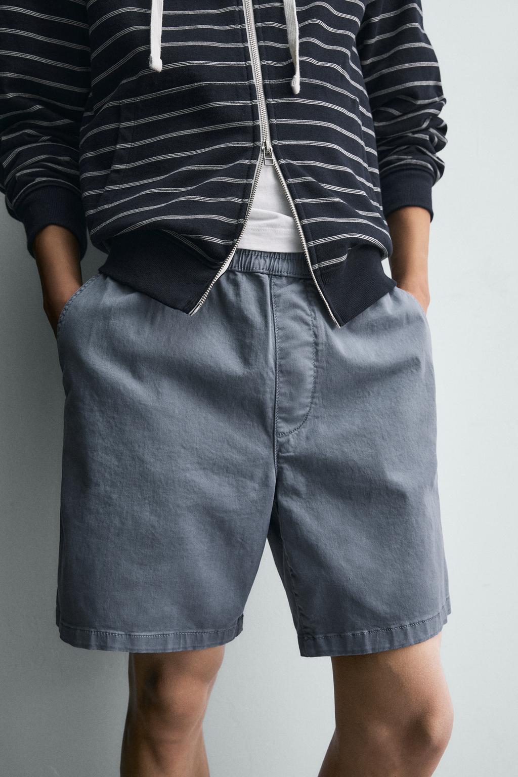 ШОРТЫ ИЗ ТВИЛА RELAXED FIT