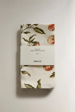 Pack Of Tomato Print Napkins (Pack Of 2)- Заказать в России