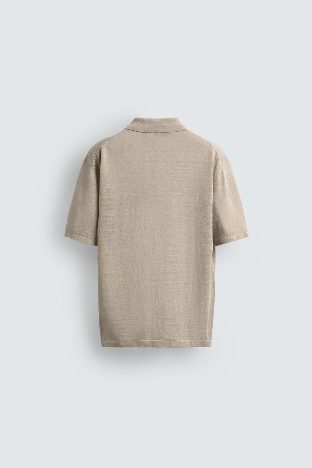 ПОЛО REGULAR FIT ИЗ 100% ЛЬНА
