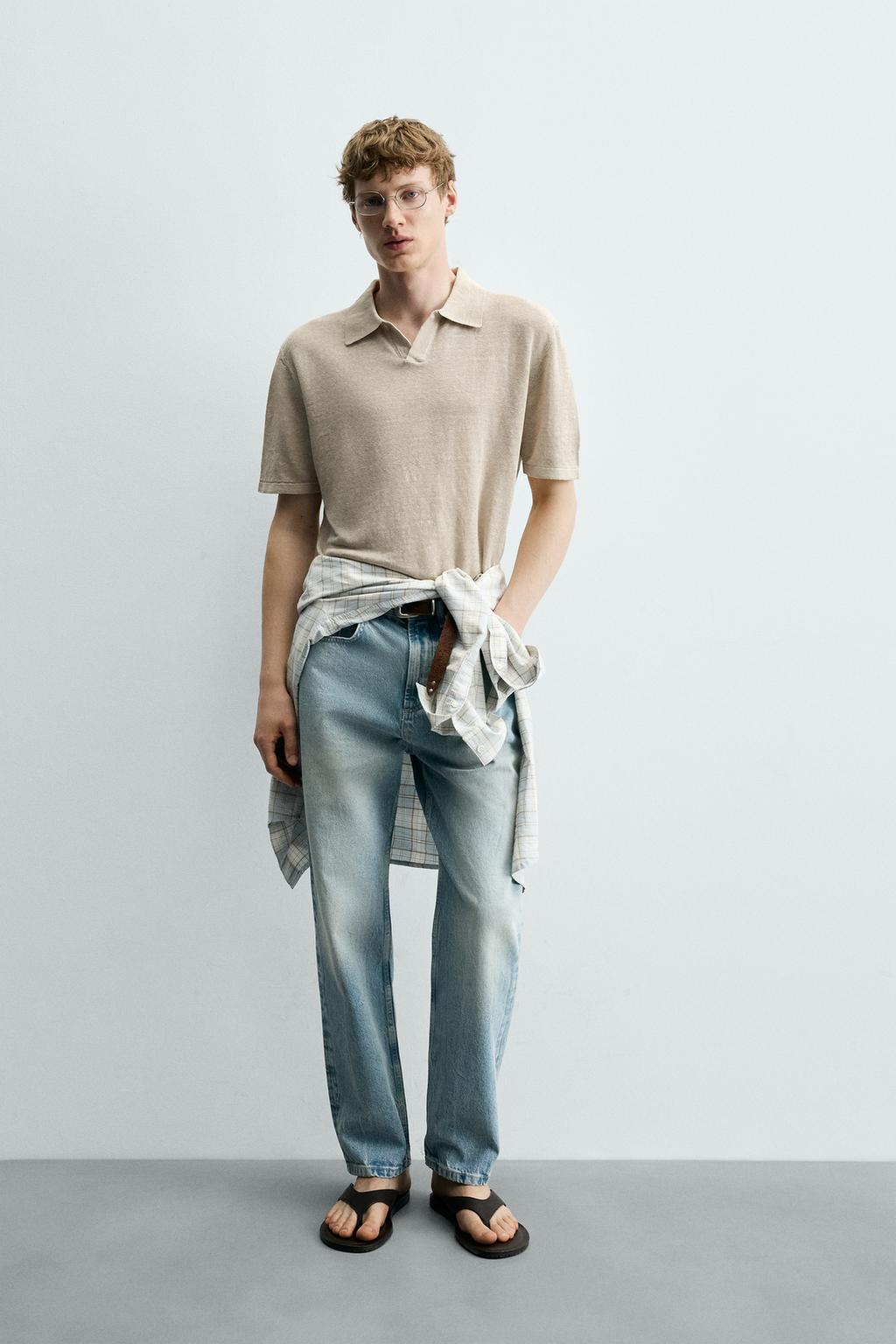 ПОЛО REGULAR FIT ИЗ 100% ЛЬНА