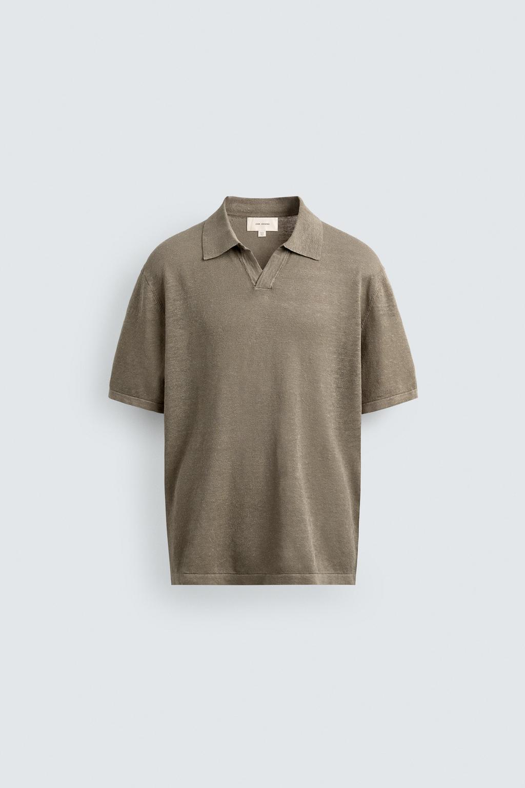 ПОЛО REGULAR FIT ИЗ 100% ЛЬНА