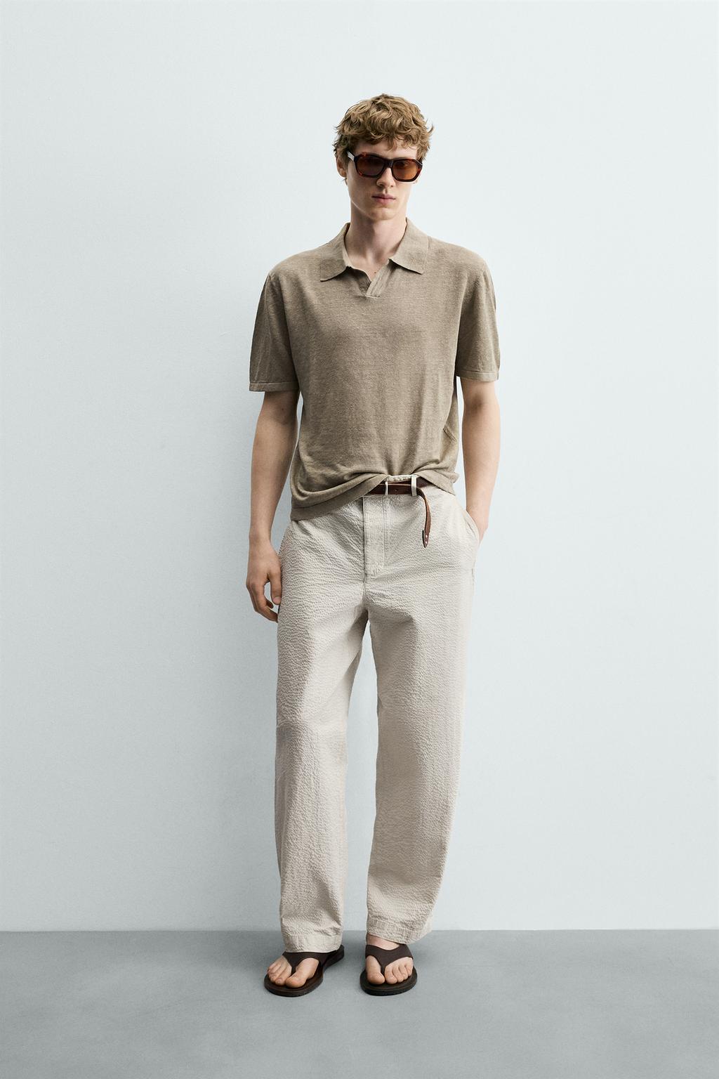ПОЛО REGULAR FIT ИЗ 100% ЛЬНА