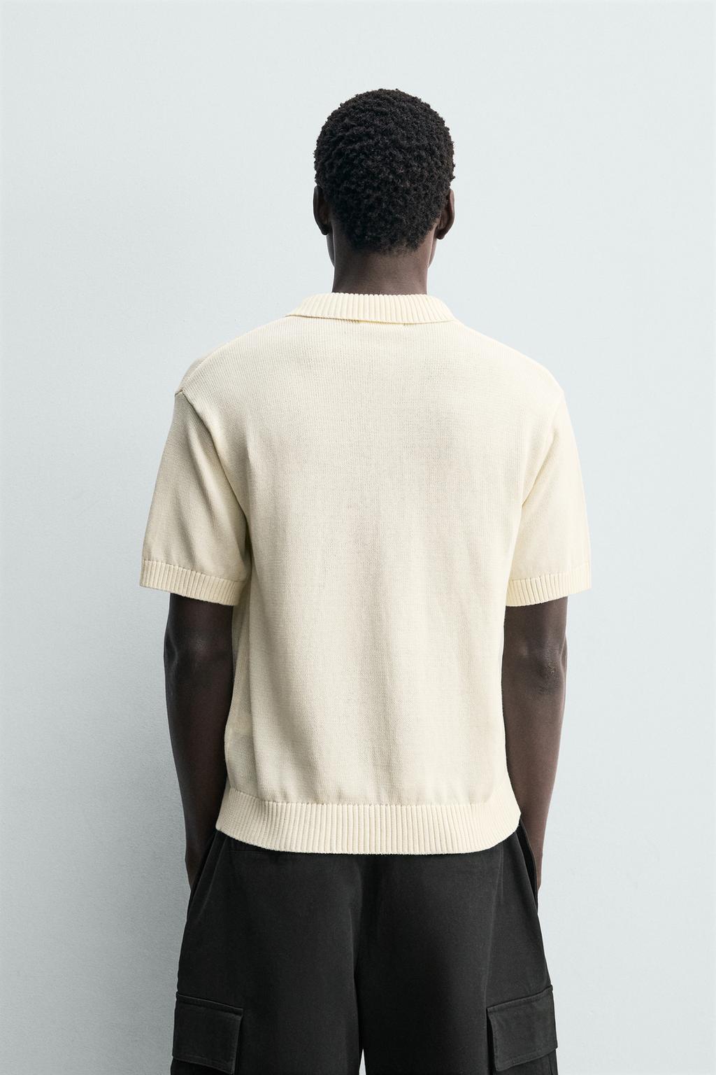 ПОЛО ИЗ РЕЛЬЕФНОГО ТРИКОТАЖА RELAXED FIT