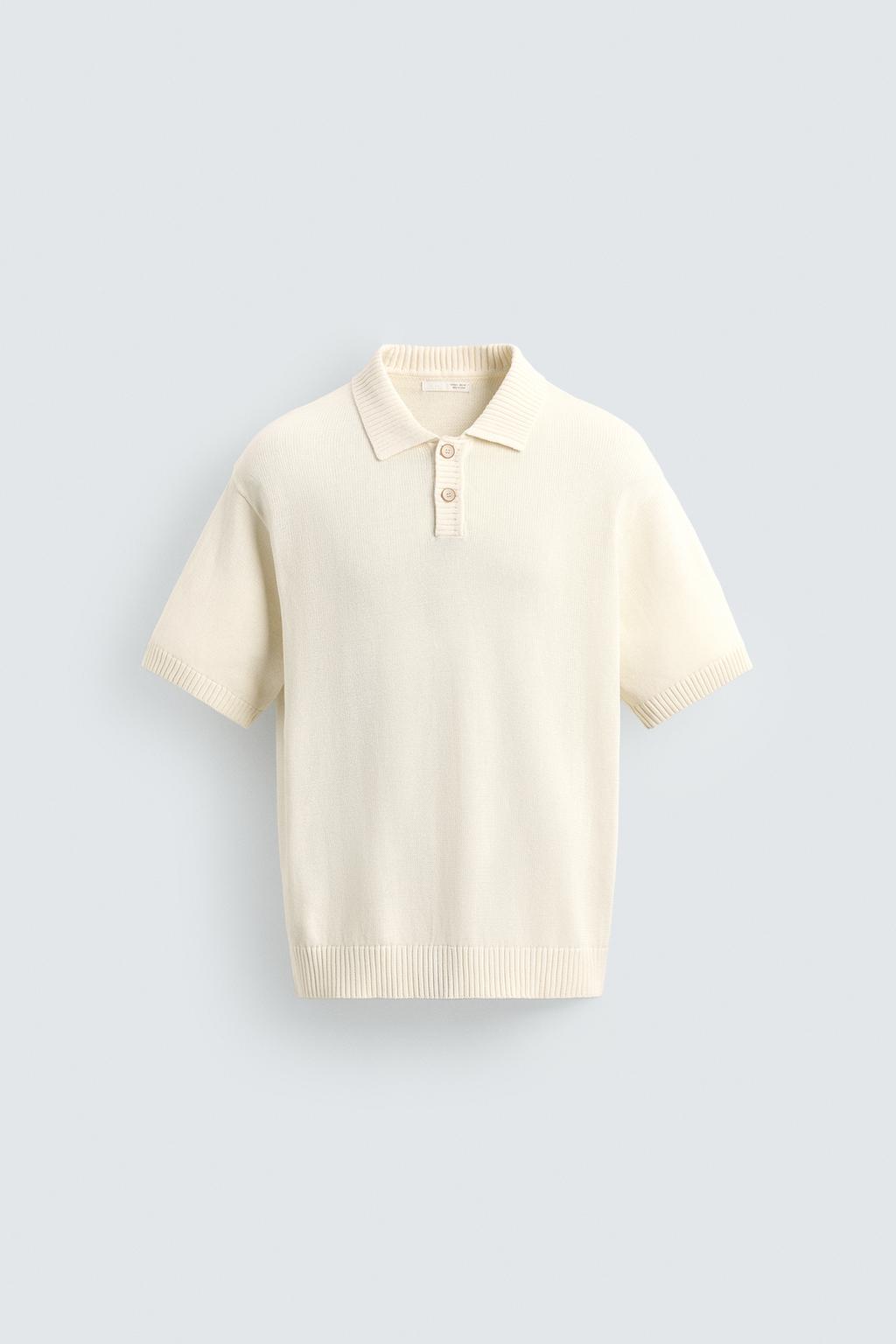 ПОЛО ИЗ РЕЛЬЕФНОГО ТРИКОТАЖА RELAXED FIT