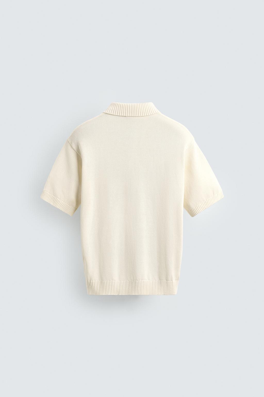 ПОЛО ИЗ РЕЛЬЕФНОГО ТРИКОТАЖА RELAXED FIT