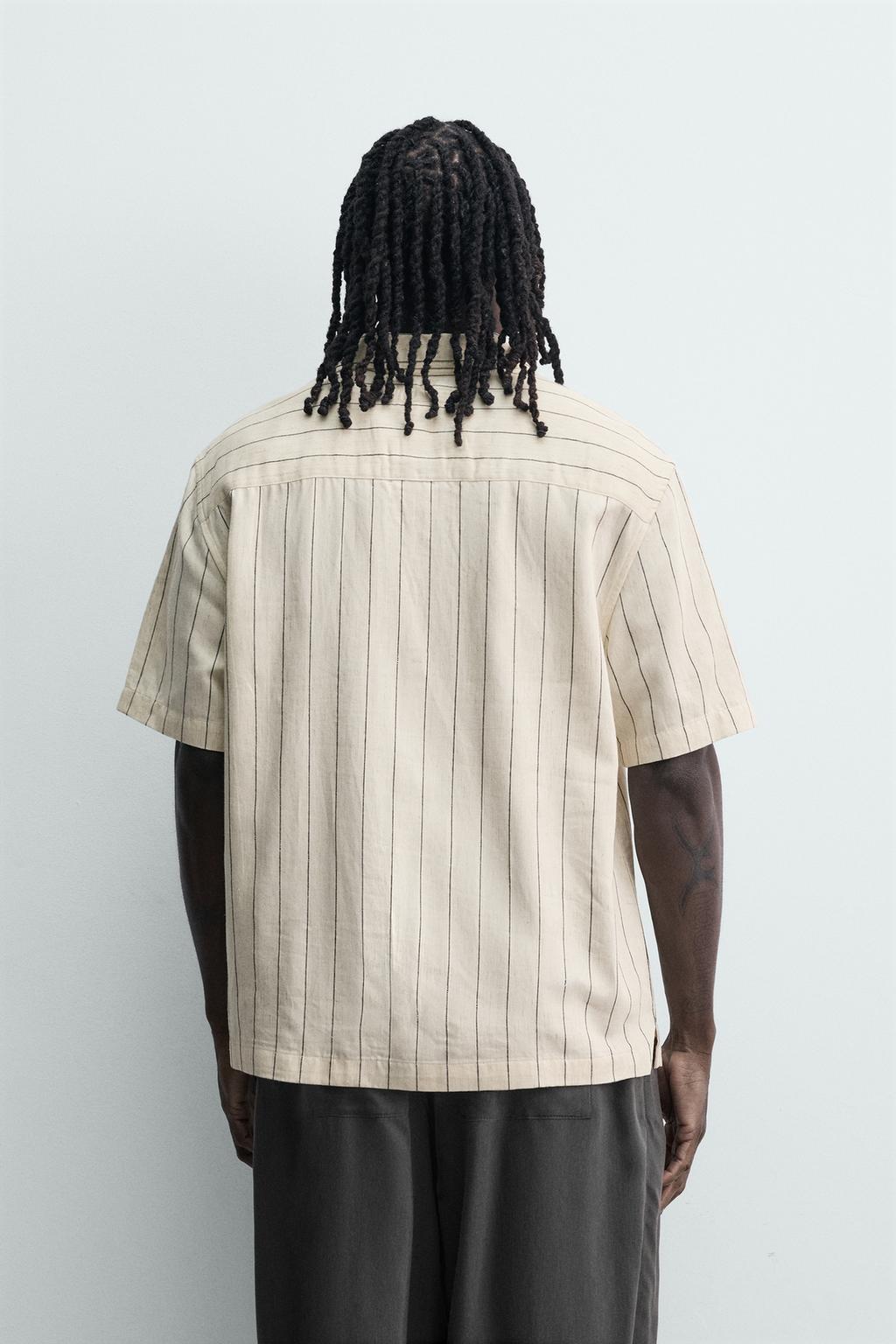 РУБАШКА СВОБОДНОГО КРОЯ В ПОЛОСКУ