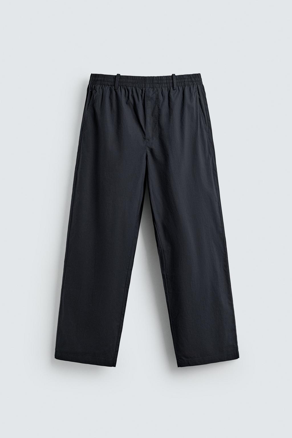 БРЮКИ STRAIGHT FIT ИЗ ПОПЛИНА
