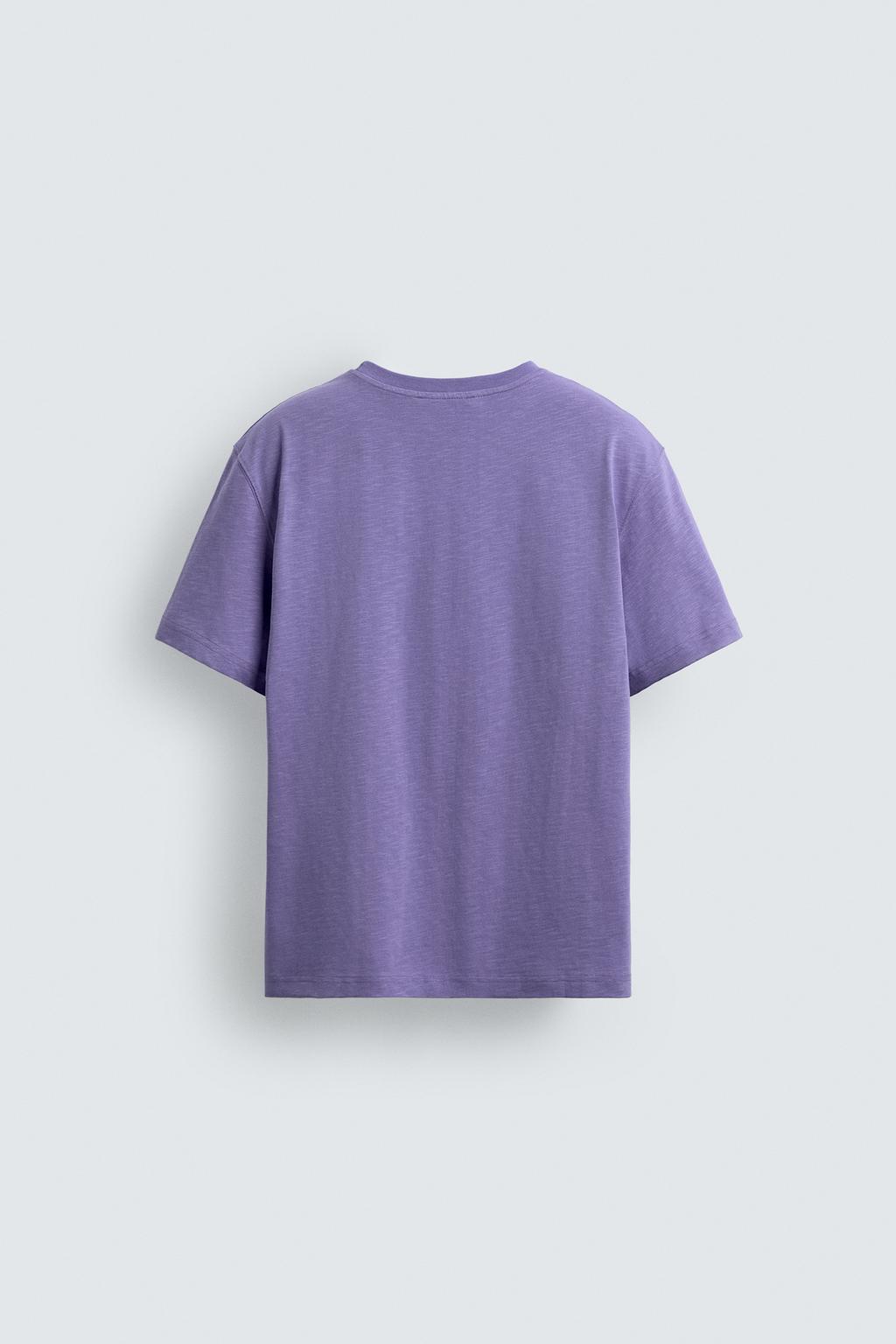 ФУТБОЛКА REGULAR FIT ИЗ РЕЛЬЕФНОЙ ТКАНИ ФЛАМЕ